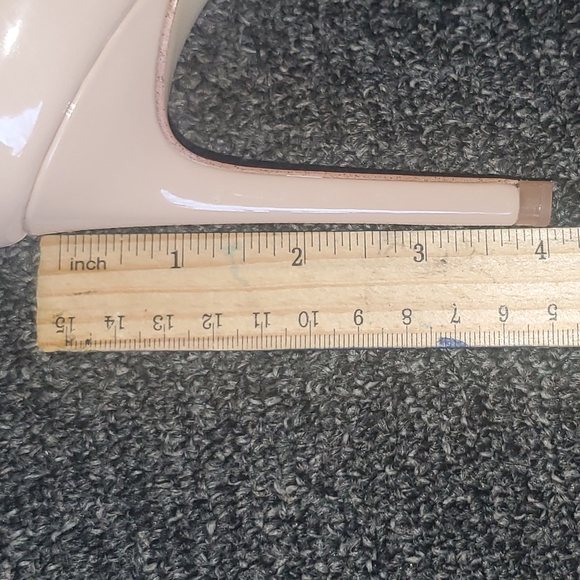 Zara Beige Ankle Strap Heels - Picture 6 of 8